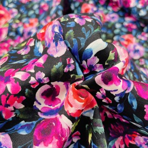 Cotton Stretch Satin 135gsm Custom Print NO MOQ